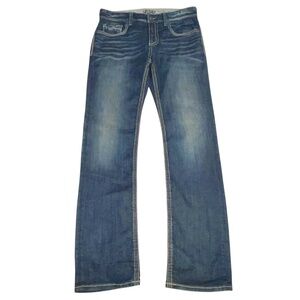 Buckle Black Men’s Jeans Size 32 x 32 Fit 3 Straight Denim Medium Wash Stretch